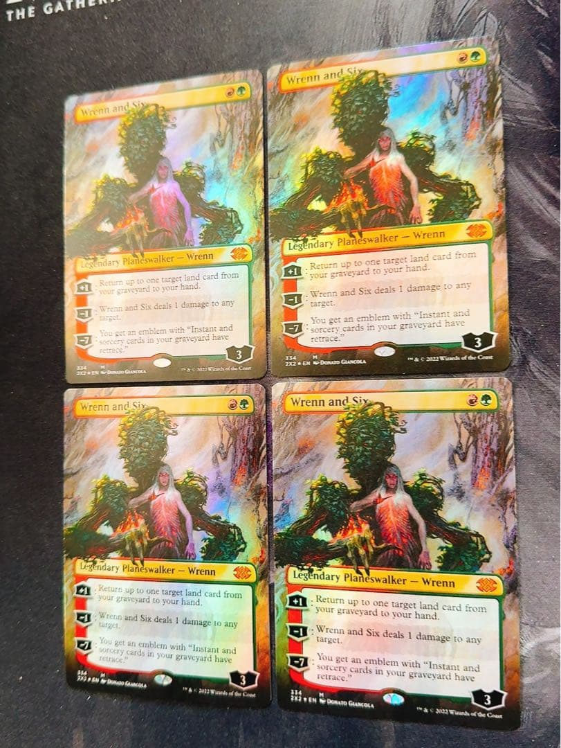 【ショーケースfoil】レンと六番　英語　4枚セット