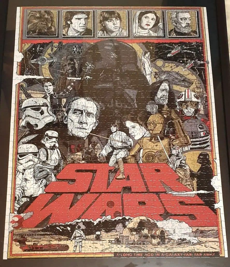 STAR WARS スターウォーズ タイラースタウト アートジグソーパズル完成品