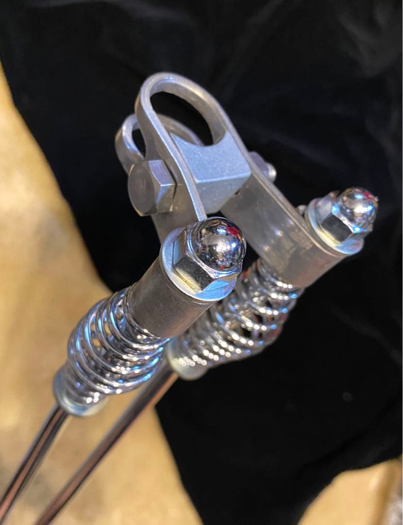 貴重　新品未使用　昭和　実用車　補助フォーク　アンティーク　ロッドブレーキ　運搬