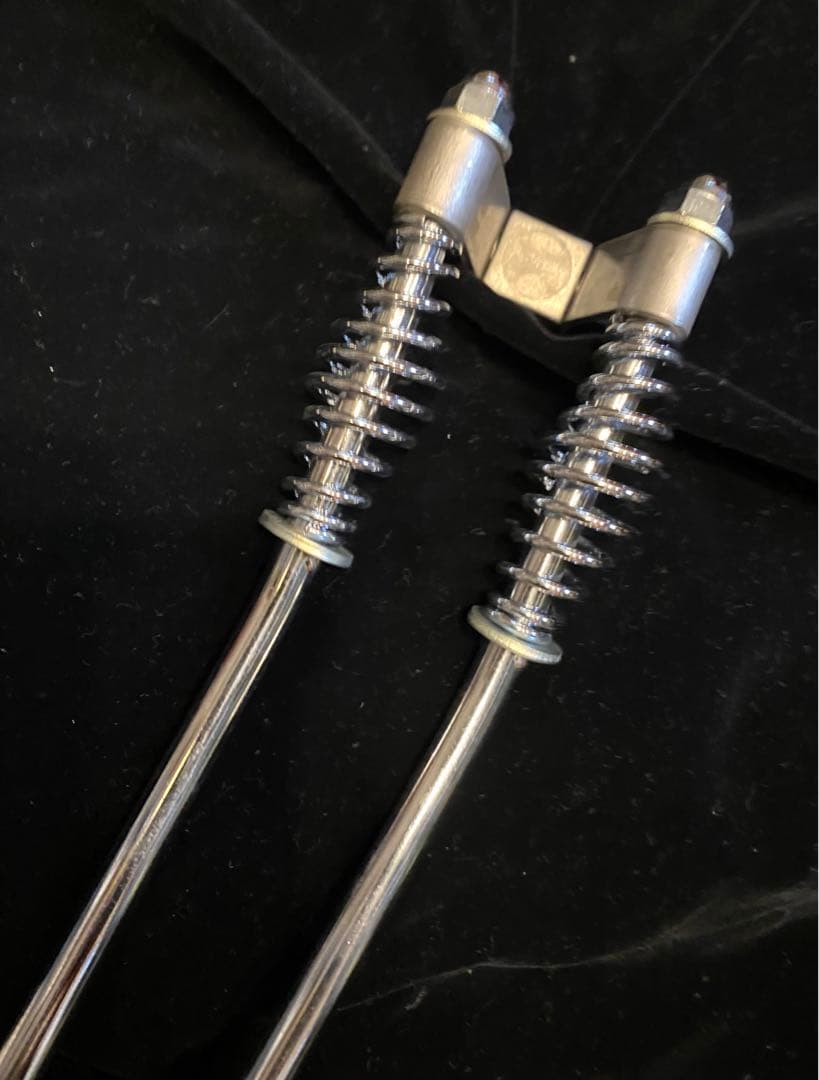 貴重　新品未使用　昭和　実用車　補助フォーク　アンティーク　ロッドブレーキ　運搬