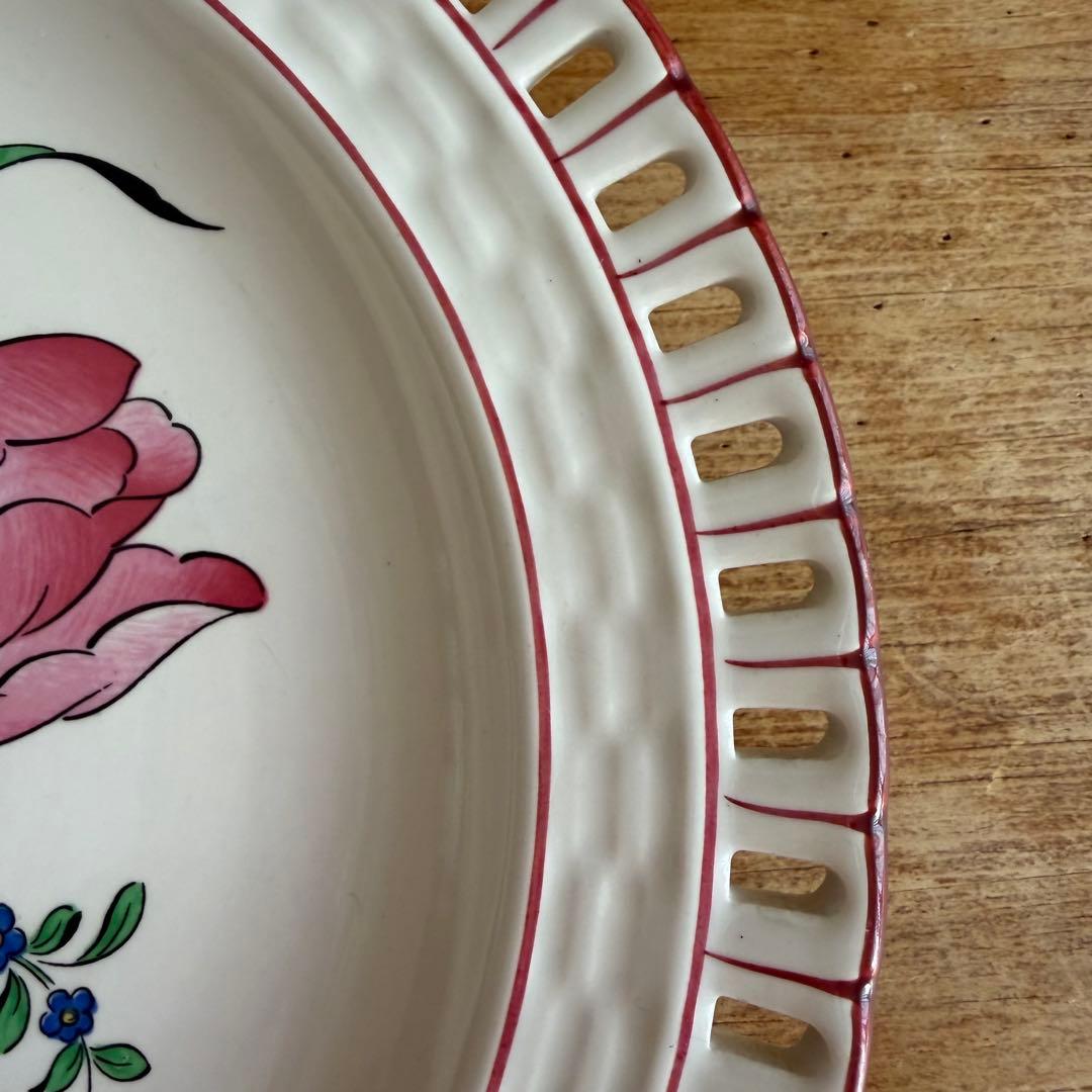 KG Luneville リュネビル パニエ ディナープレート チューリップ B