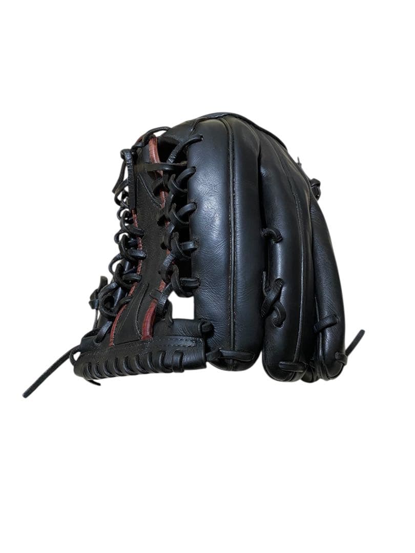 Mizuno pro ミズノプロ　野球　硬式野球グローブ　外野手　ブラックレッド