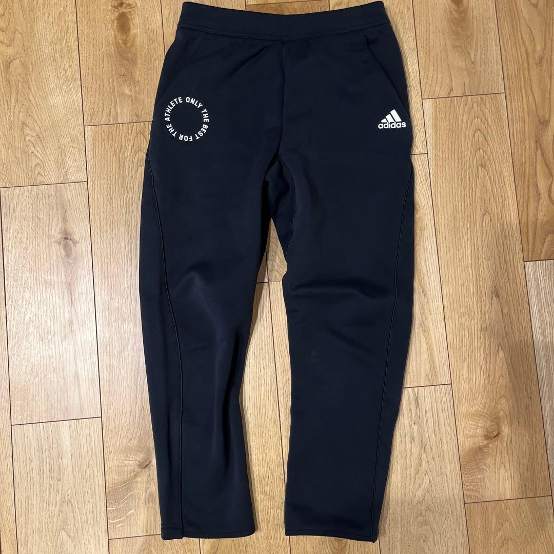 adidas ブラック ジャージ上下セット L