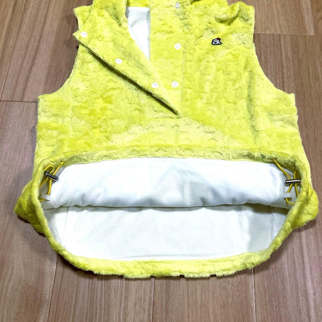 美品　アルチビオ archivio ボア　ベスト　ふわふわ A114028 黄色