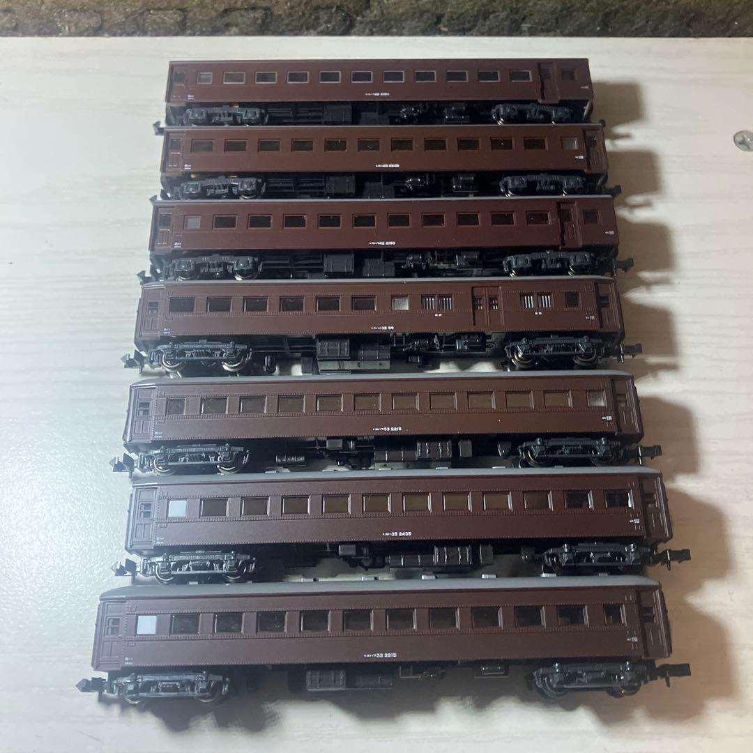 カトー　33・43系客車 7+1両セット