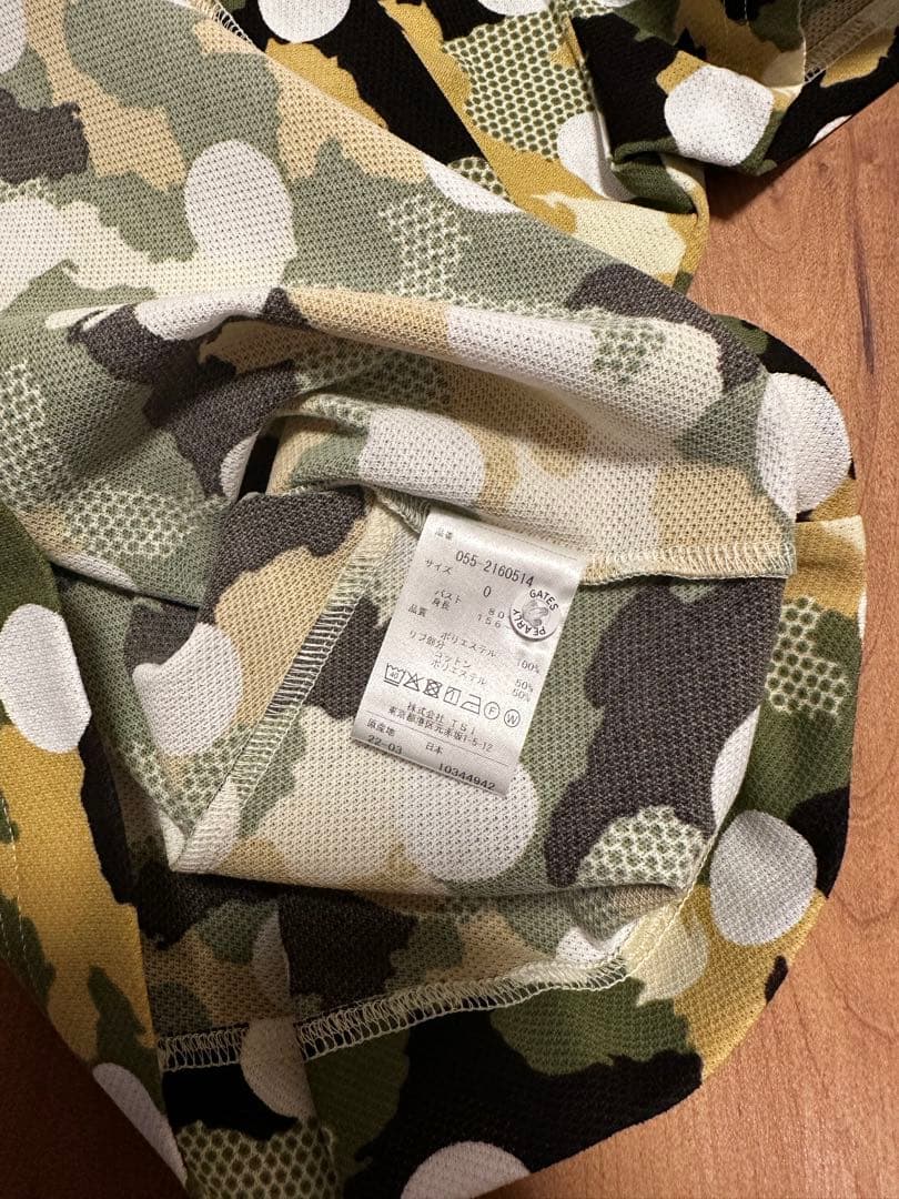 パーリーゲイツ　サイズ0 セットアップ　半袖ポロシャツ　　ストレッチスカート　夏