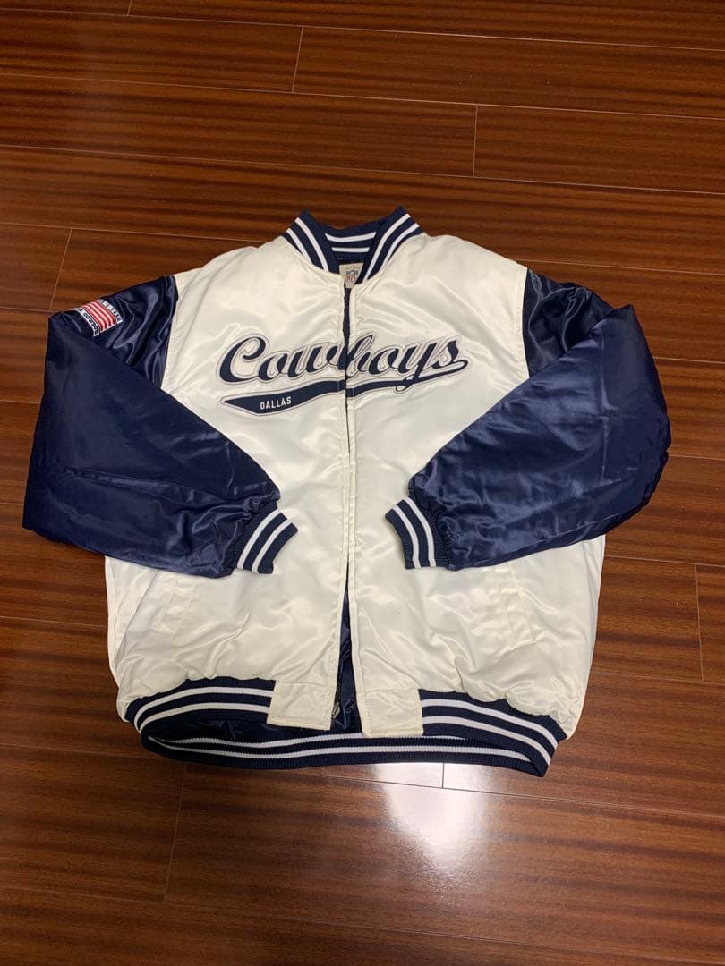 NFL ダラス・カウボーイズ リバーシブル サテンジャケット