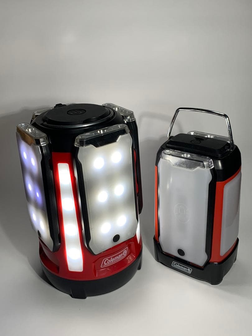 Coleman LEDランタン 大小2個セット　キャンプ　防災　クアッドマルチ