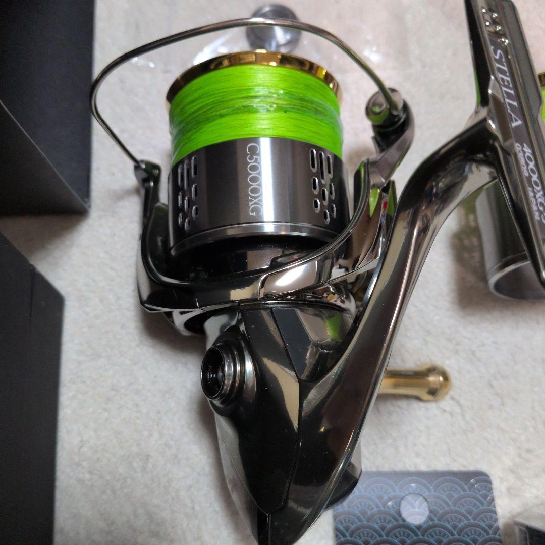 STELLA 4000XG C5000XGスプール、予備ハンドル付き、ステラ