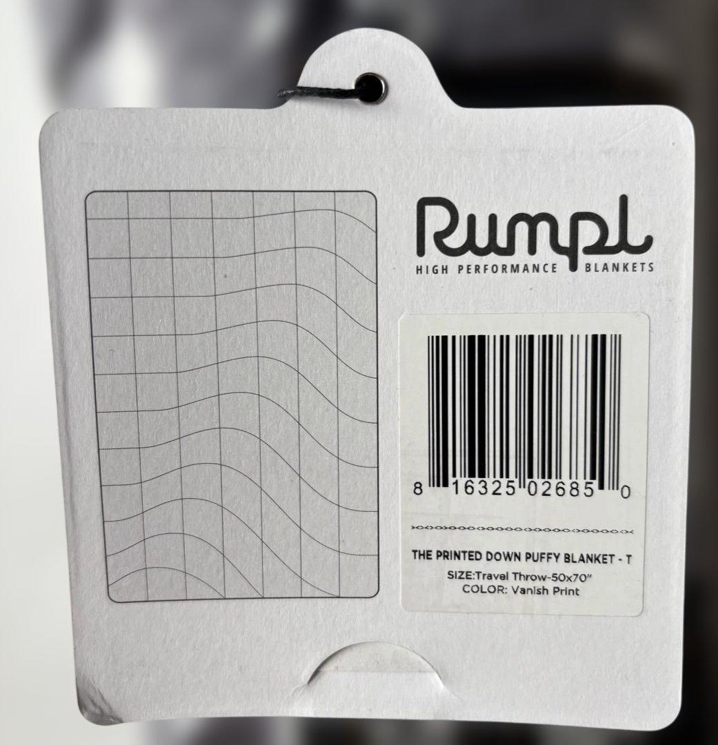 【新品】 RUMPL ランプル Down アウトドア ダウンブランケット　ダウン