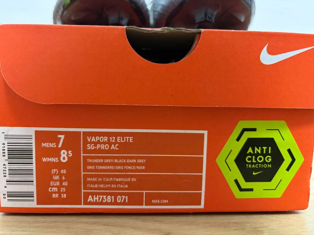 シューズ Nike Vapor 12 Elite SG-Pro AC 25cm