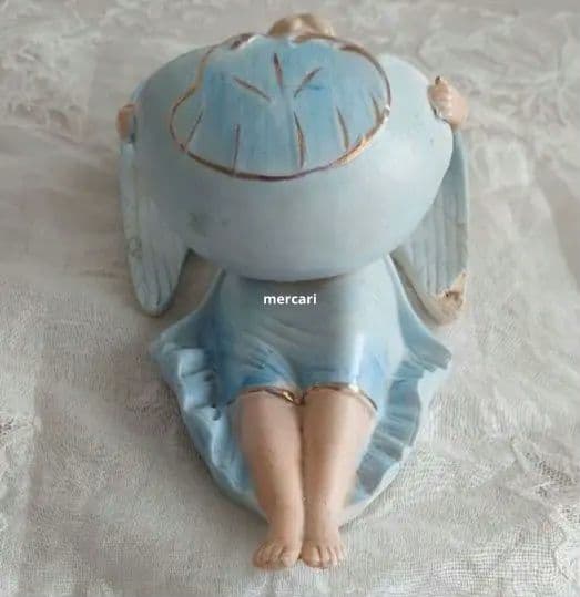 フランスアンティーク ベニチエ 天使の聖水盤