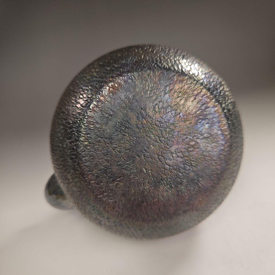 ウ303 急須『銀川堂　峰斎作』『燻銀　いぶし銀　水注　薬缶』茶道具　銅製