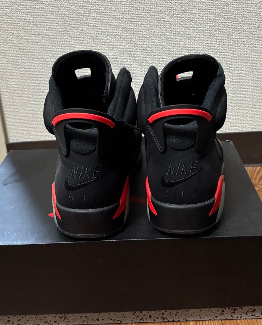 【箱付】ナイキ エアジョーダン6 OG \"ブラック/インフラレッド\"