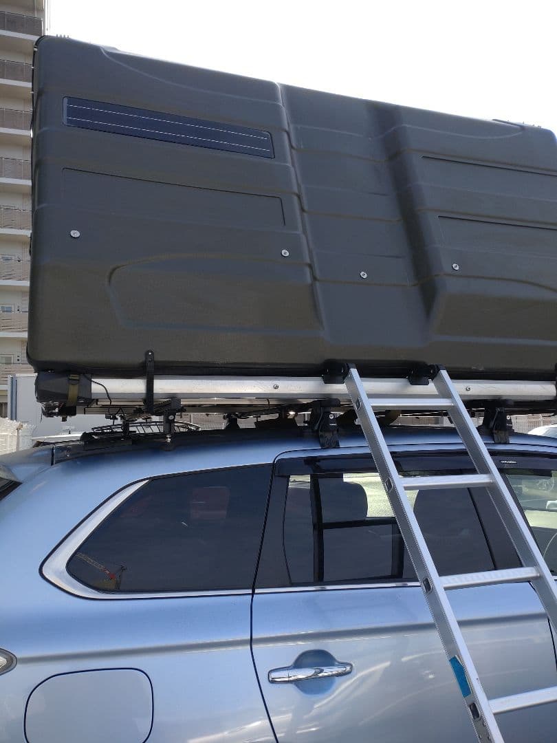 Easy Camper ルーフテント カーキ 大人2名用 はしご付