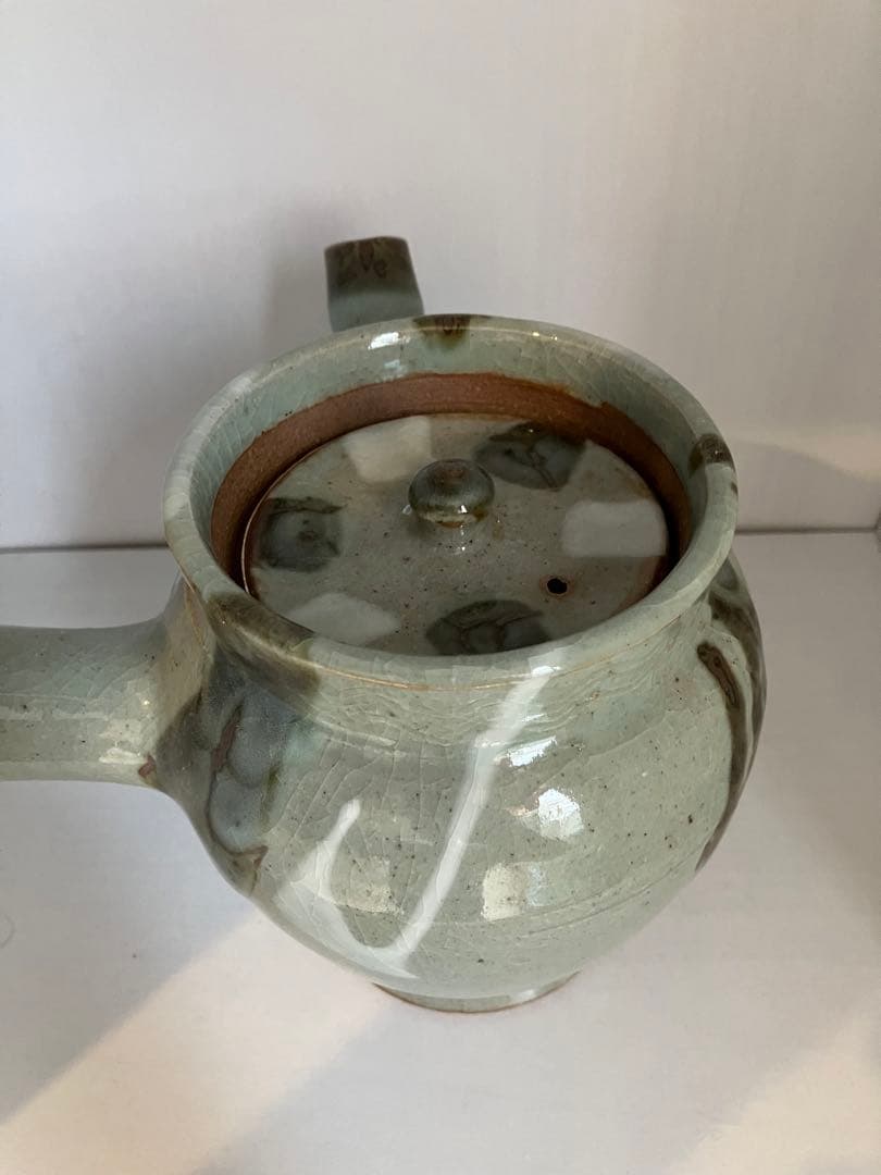 武内晴二郎　武内真木　倉敷堤窯　流掛急須　民藝