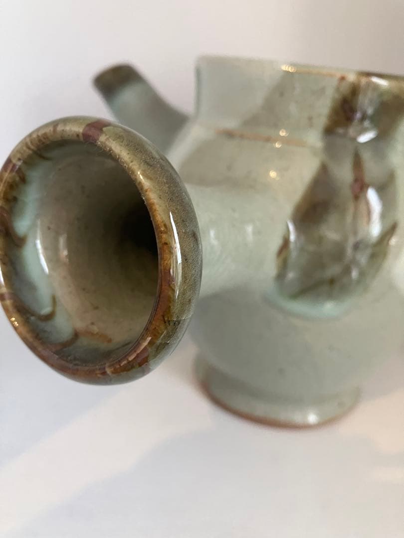 武内晴二郎　武内真木　倉敷堤窯　流掛急須　民藝