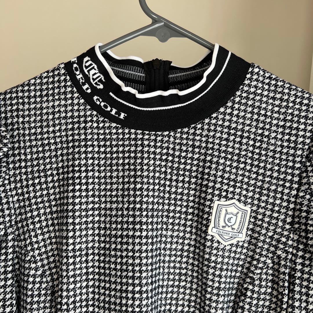 【CELFORD GOLF】裏起毛ロゴデザインワンピース