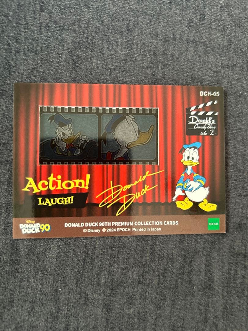 エポック　ディズニー　ドナルドダック 90周年プレミアムコレクションカード