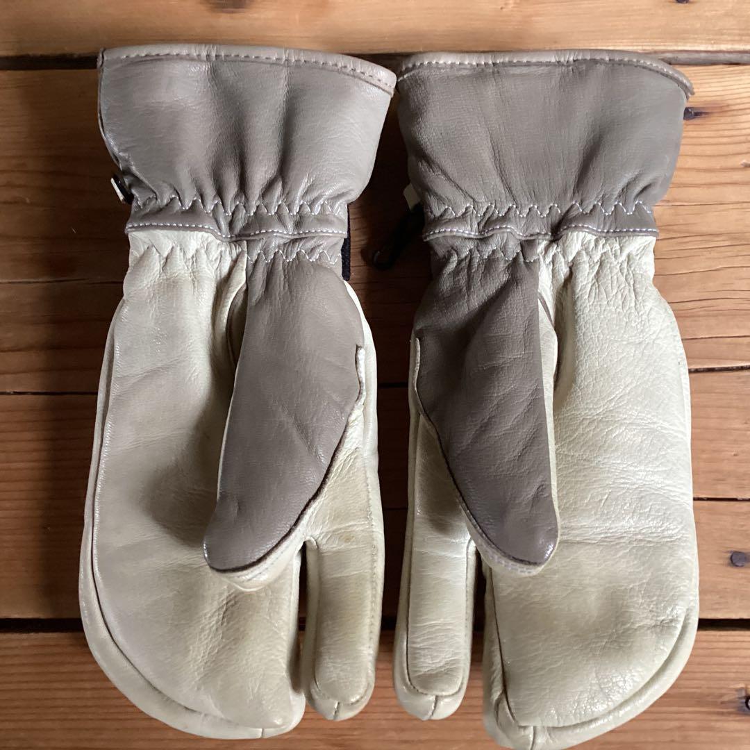 HESTRA スリーフィンガー　グローブ　フルレザー　サイズ5