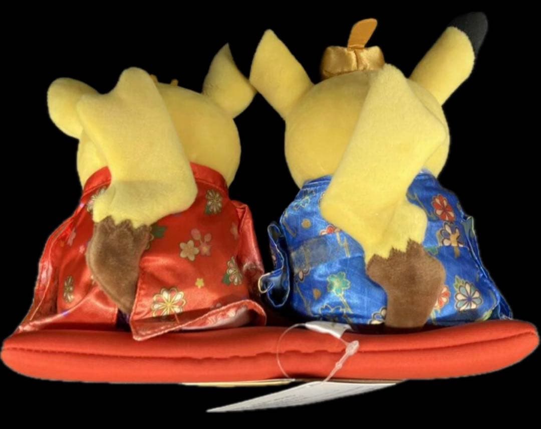ピカチュウ 和服 ぬいぐるみ 2体セット 三月