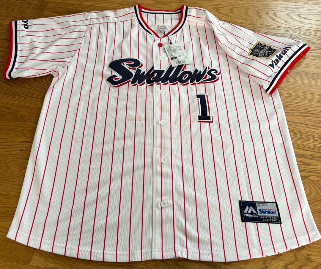 【新品タグ付き】山田哲人　刺繍　ユニフォーム　記念