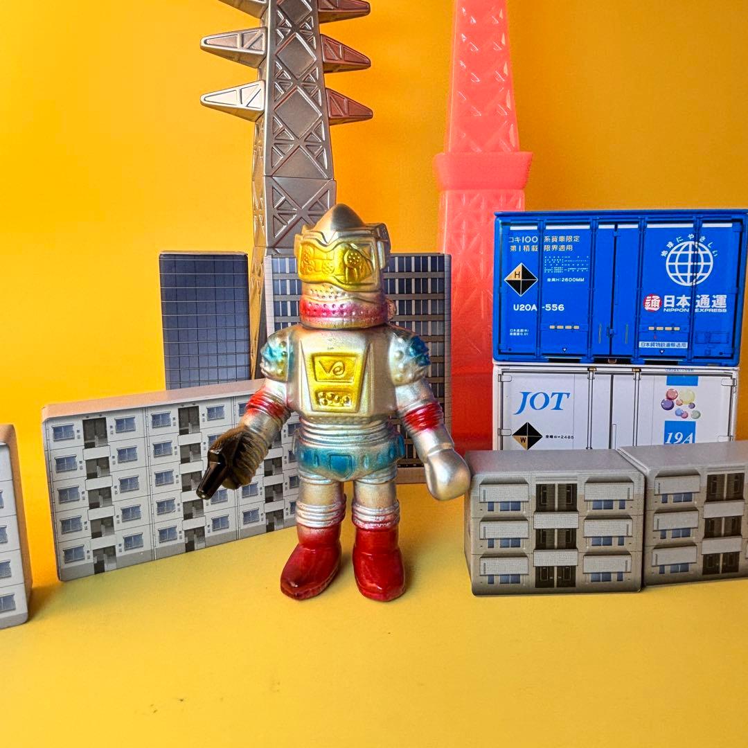 M1号 ミニサイズ ソフビ ユートム 後藤彩色所塗装 ブルマァク