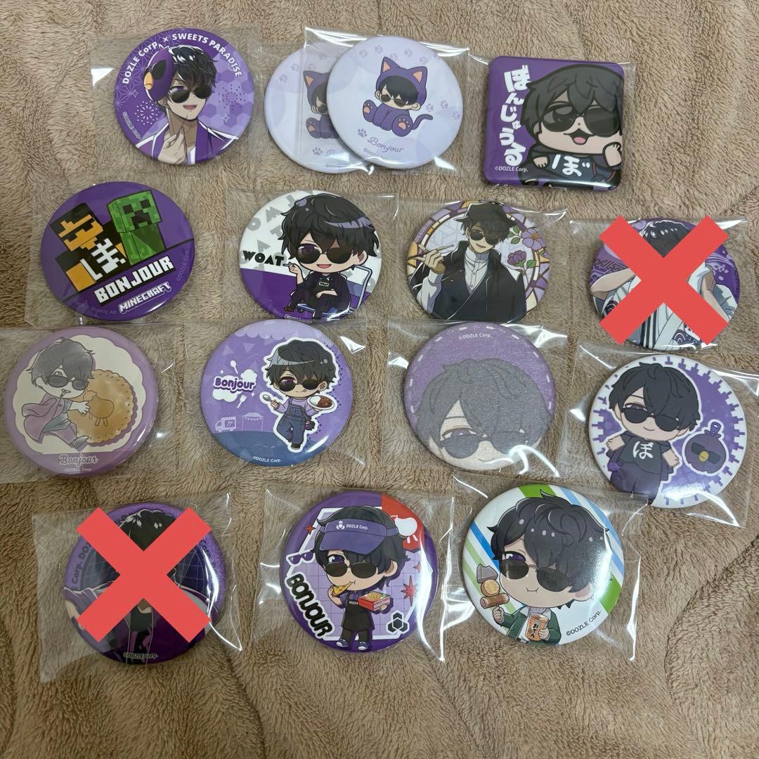 ドズル社　ぼんじゅうる　缶バッジ　まとめ売り
