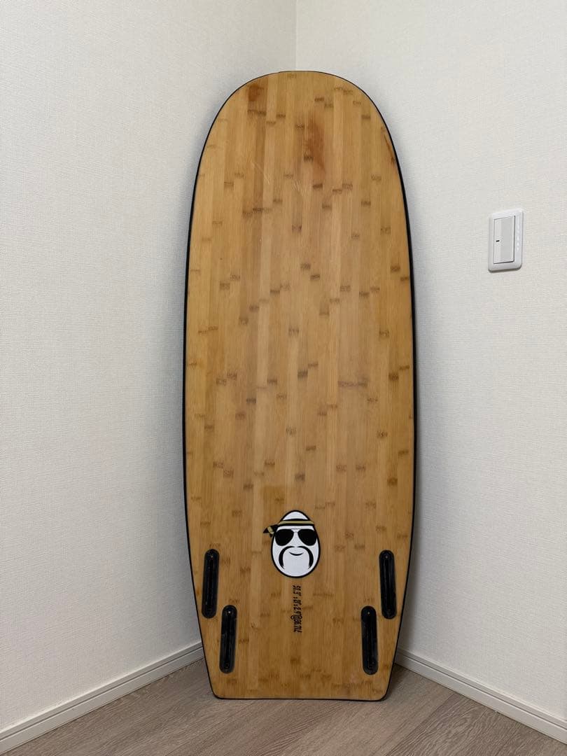 k*m様 【湘南手渡し】美品ハイブリッドソフトサーフボード ミニシモンズ系 小波