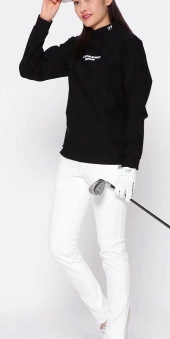 新品　マスターバニーエディション　モックネック　プルオーバー　ブラック　裏起毛