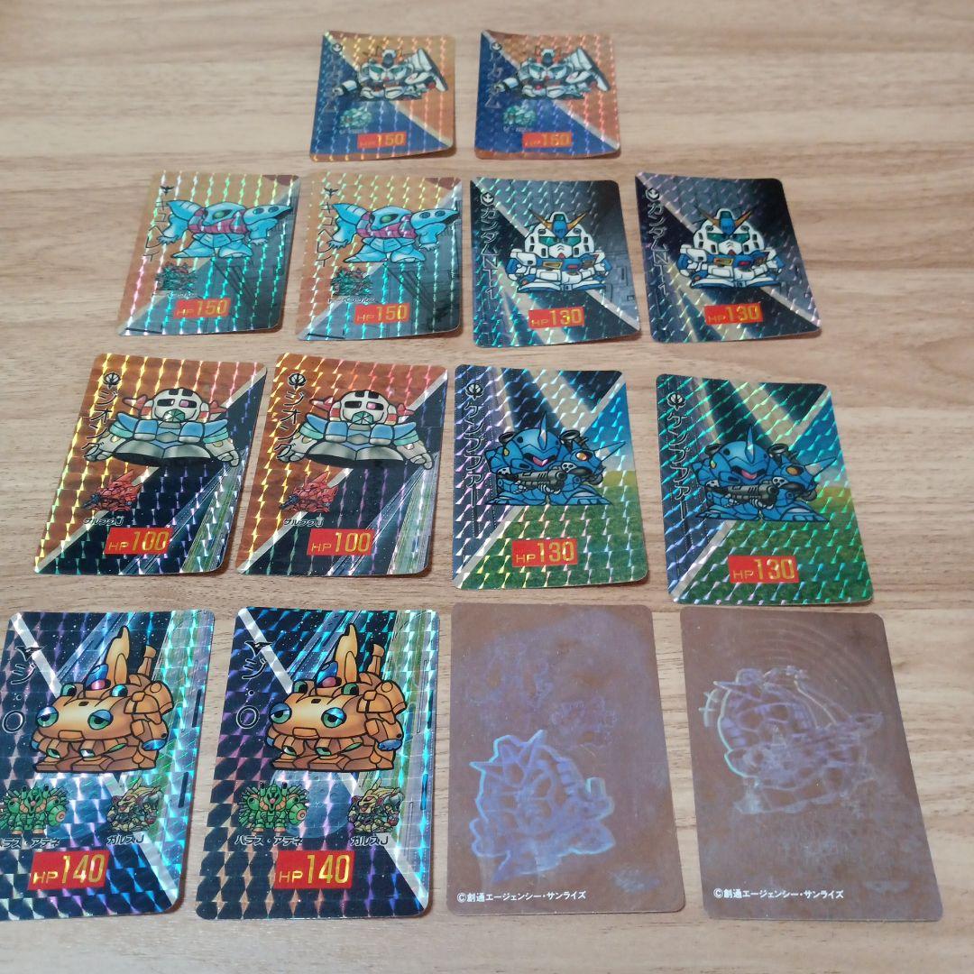 業務ゲーム機用景品　SDガンダム戦士 カードダス１BOX　バンプレスト パート2