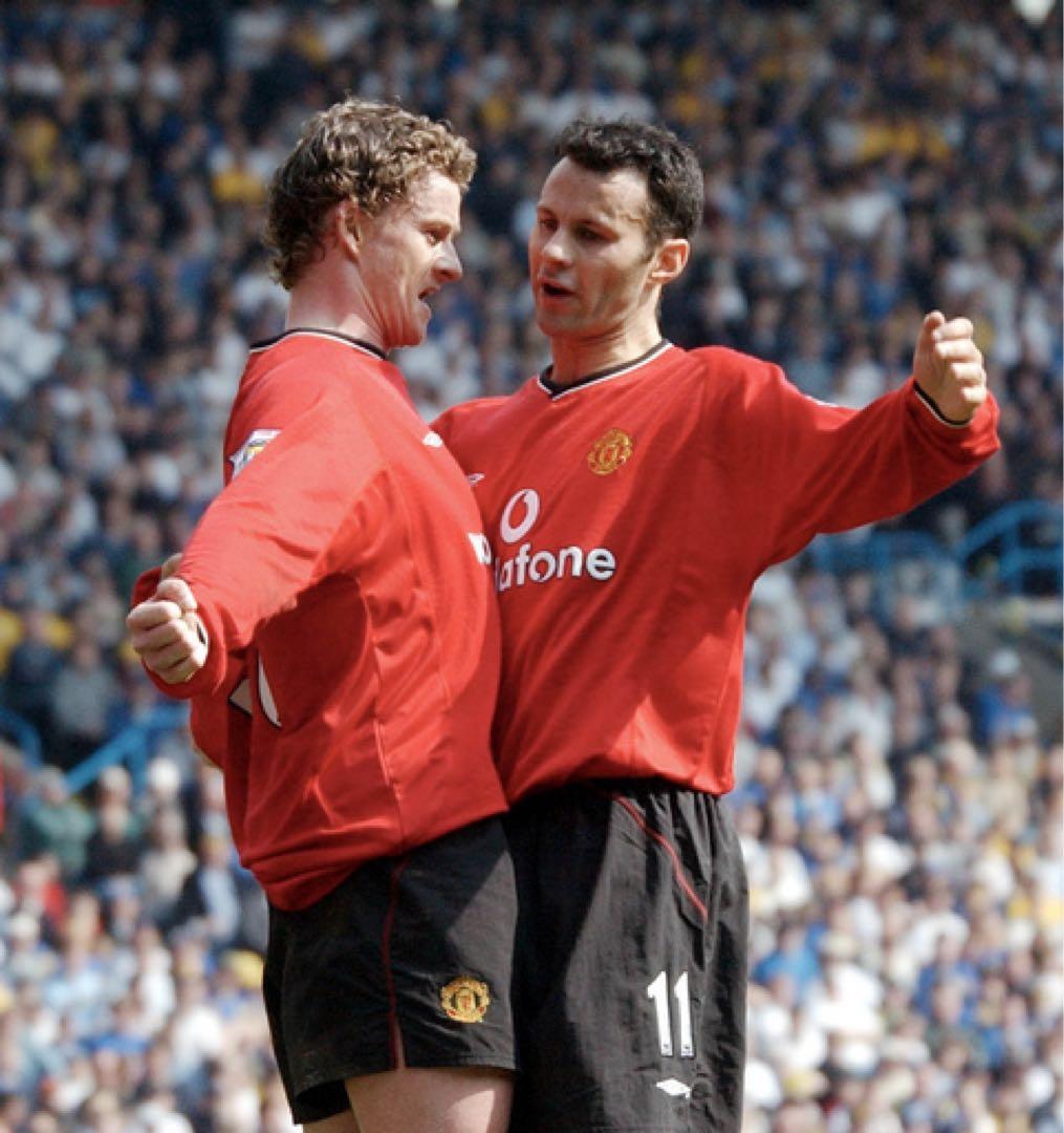 マンチェスターユナイテッド　ユニフォーム　ライアンギグス　00/02