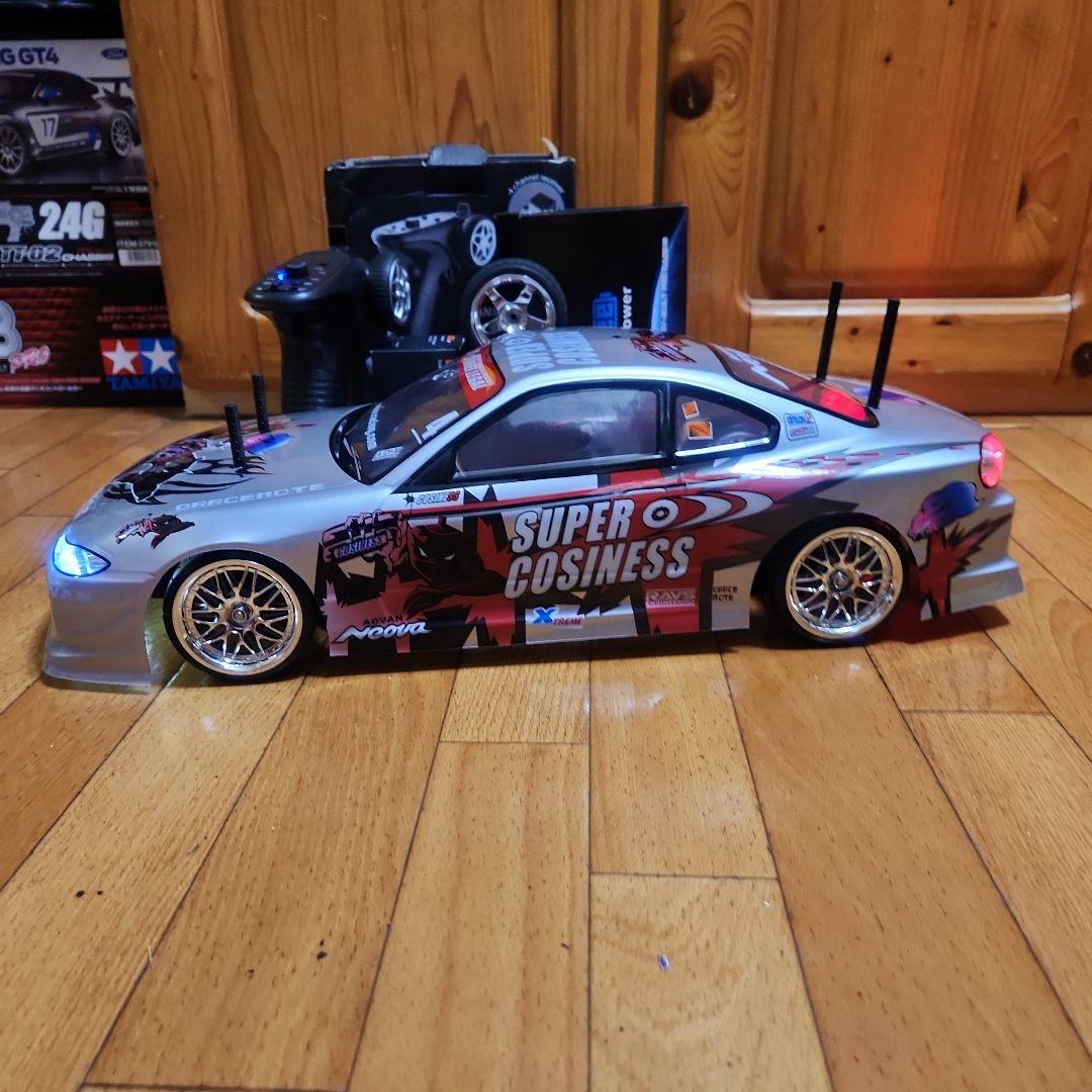 ■専用■　タミヤ ドリフト ラジコン フルセット　TT01　シルビア　ボディ　③
