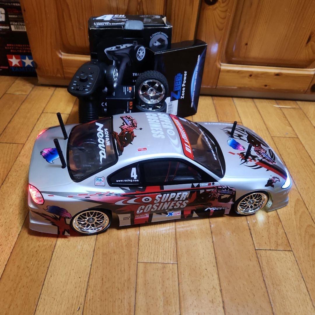 ■専用■　タミヤ ドリフト ラジコン フルセット　TT01　シルビア　ボディ　③
