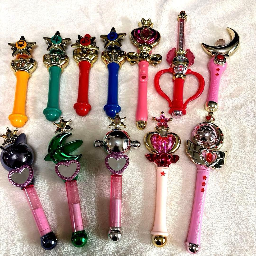 セーラームーン スティック＆ロッド 12種セット ガチャ　おまけ有