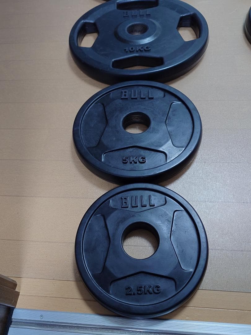 ② BULL ラバープレート　グリップホールディングタイプ フリーウエイト