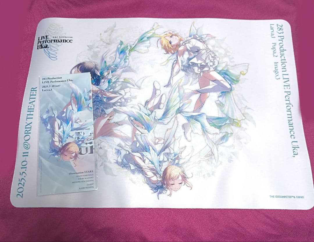 シャニマス イルミネ ラバーマット　風野灯織　八宮めぐる　櫻木真乃　Uka,