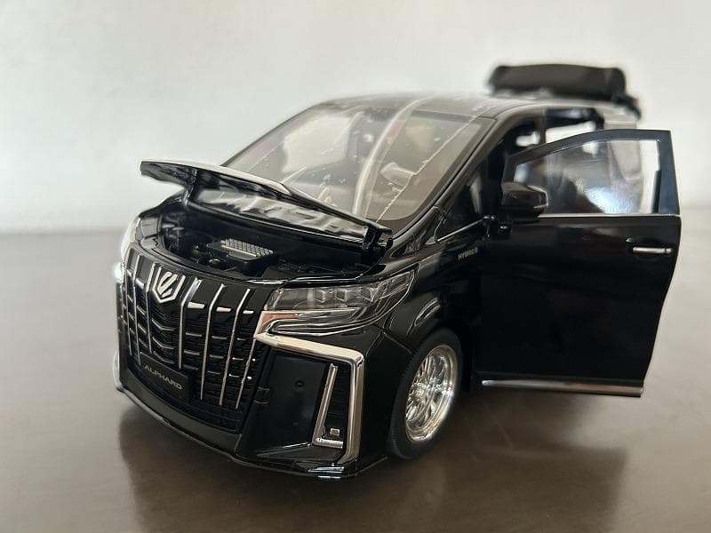 アルファード ハイブリッド ブラック 1/18 エアロ 30系後期 未使用