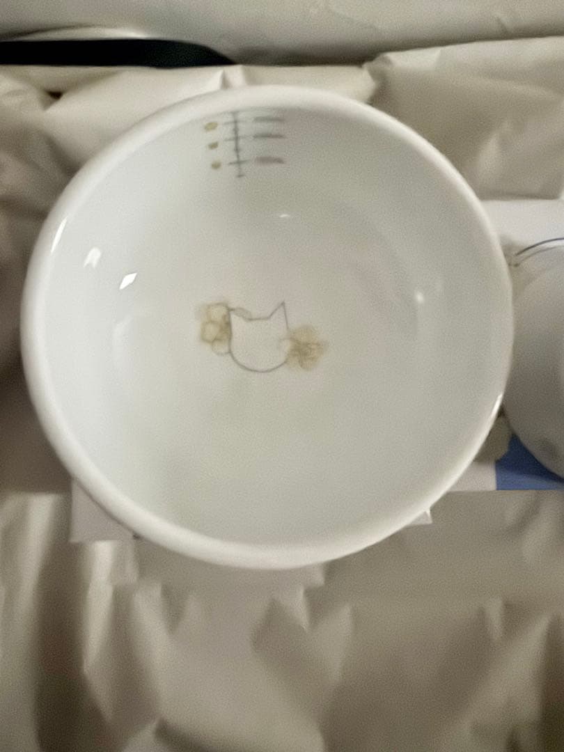 猫壱 限定 Sakura Blue 猫用フードボール・ウォーターボールセット