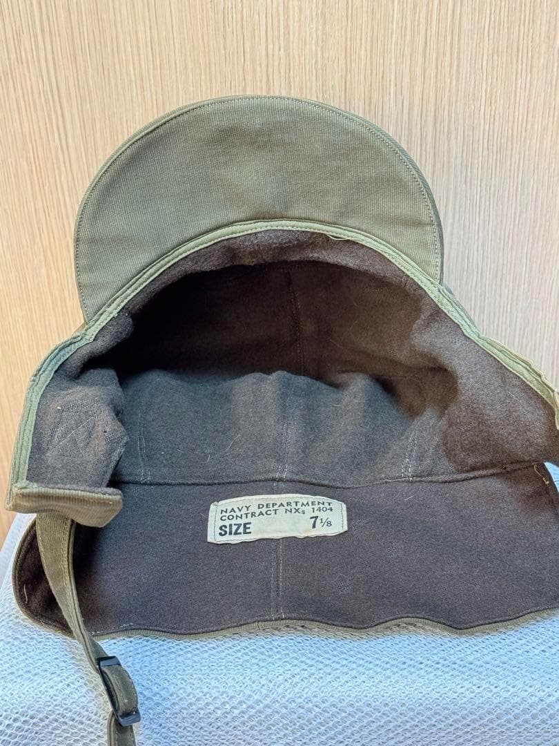 米軍 実物 N-1デッキキャップ NAF