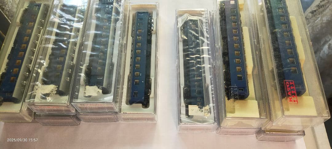 値下げ依頼 マイクロエース製国鉄10系軽量寝台客車　色はブルー各種　13両