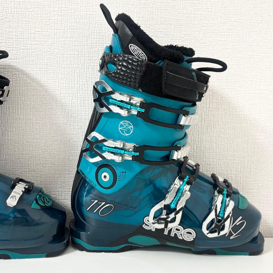 美品■送料無料■K2■SPYRE 110■女性用スキーブーツ■24cm■■