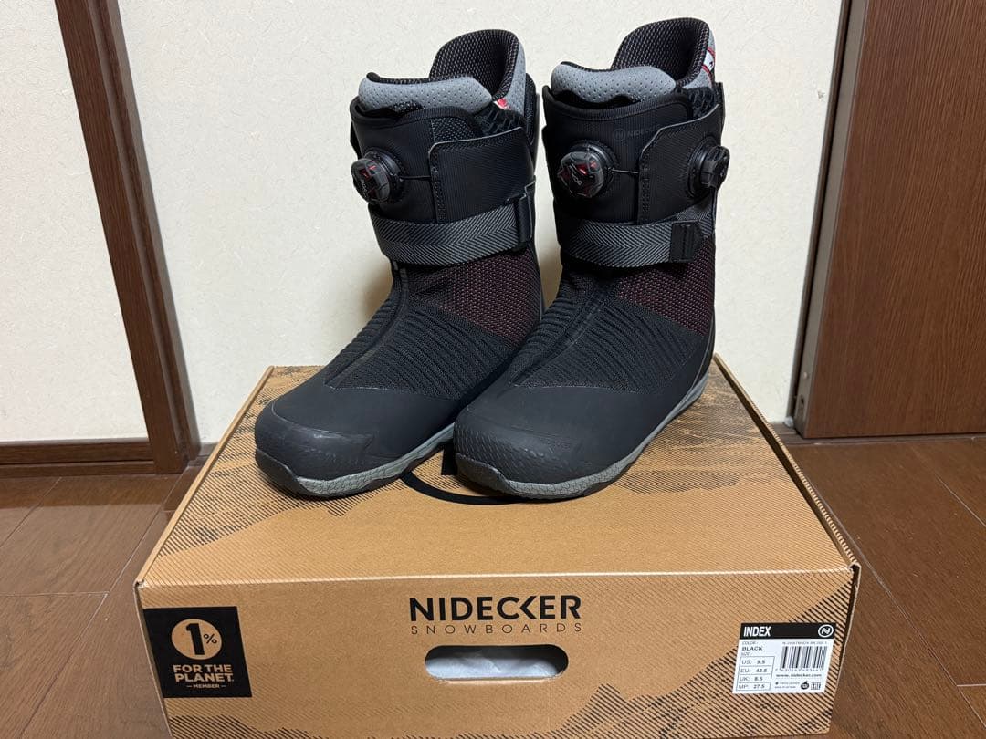 24-25モデルNidecker Index サイズ27.5cm 使用3回美品