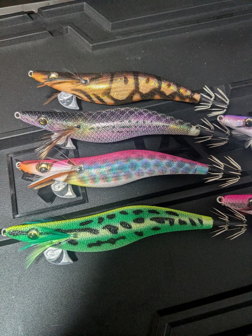 値下げ中 カルティバ パタパタ エギ王 など エギまとめ売り 40本 ケース付