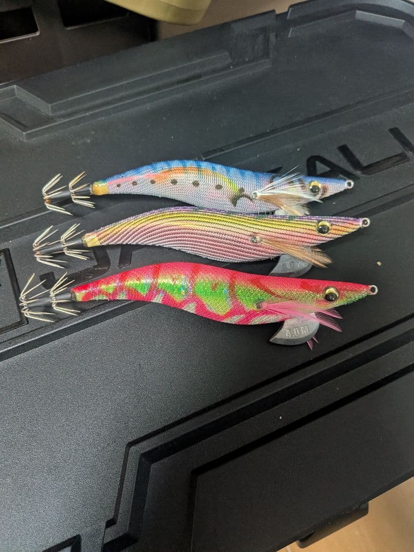 値下げ中 カルティバ パタパタ エギ王 など エギまとめ売り 40本 ケース付