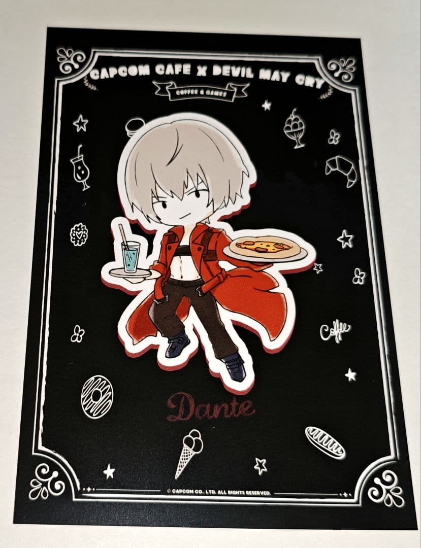デビルメイクライ ダンテ ブロマイド風ポストカード 特典 カプコンカフェ 7弾