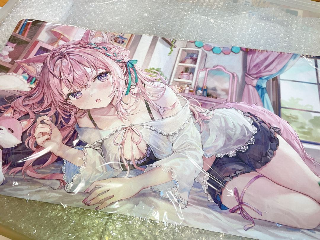 C102 さしみねこ屋 ホロライブ 博衣こより ラバーマット プレイマット