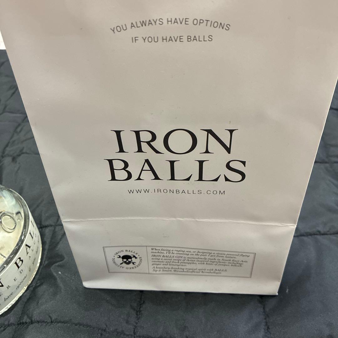 IRON BALLS ジン ENGINEER SERIES 骸骨ボトル タイ土産