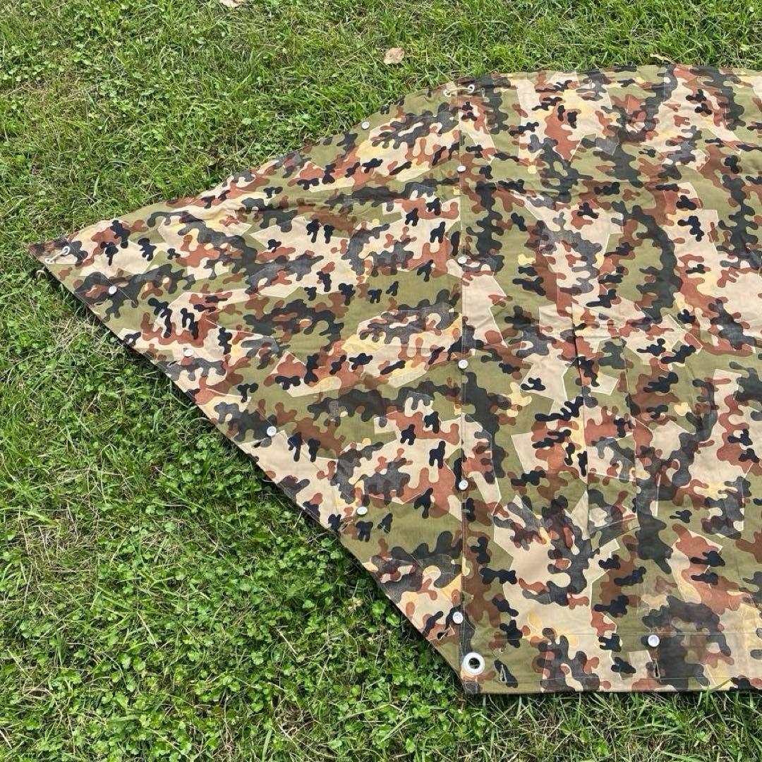 【超レア・美品】入手困難　ドイツ　軍幕　アメーバカモ　パップテント　ハーフ　１枚