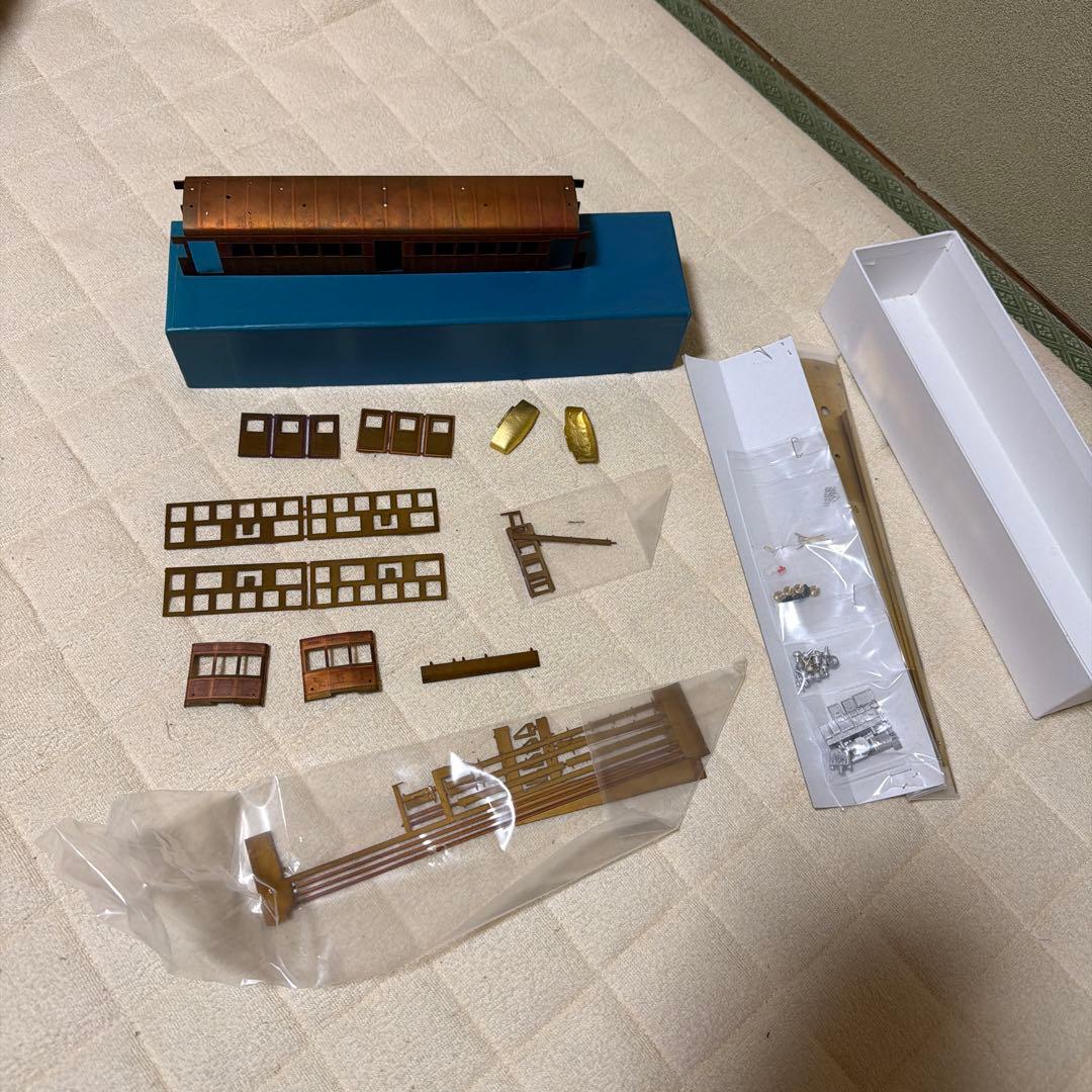 HOゲージ　長野電鉄　600 組み立て途中